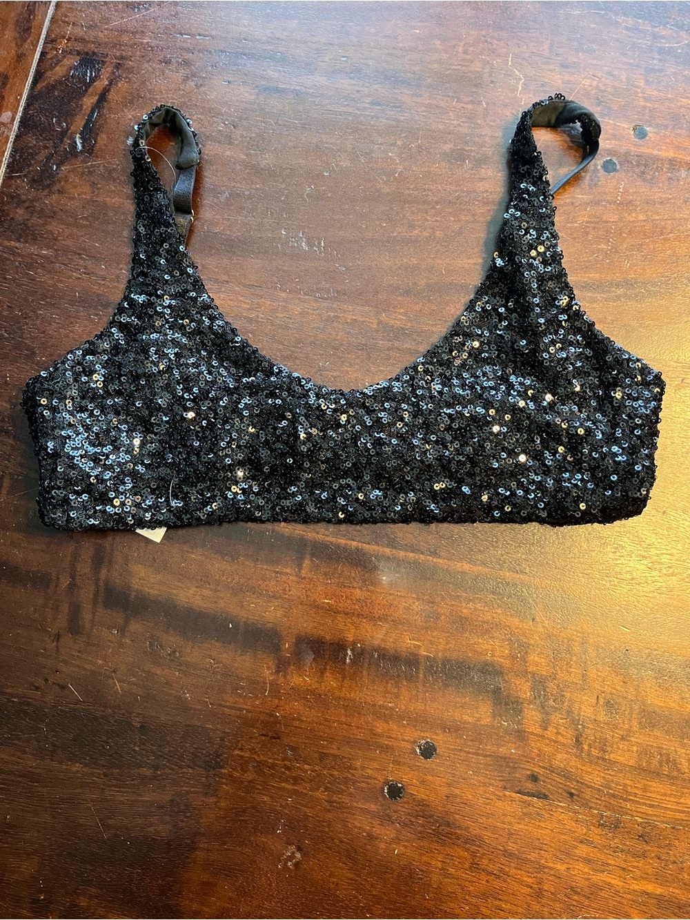Edikted Black Sequin Bralette